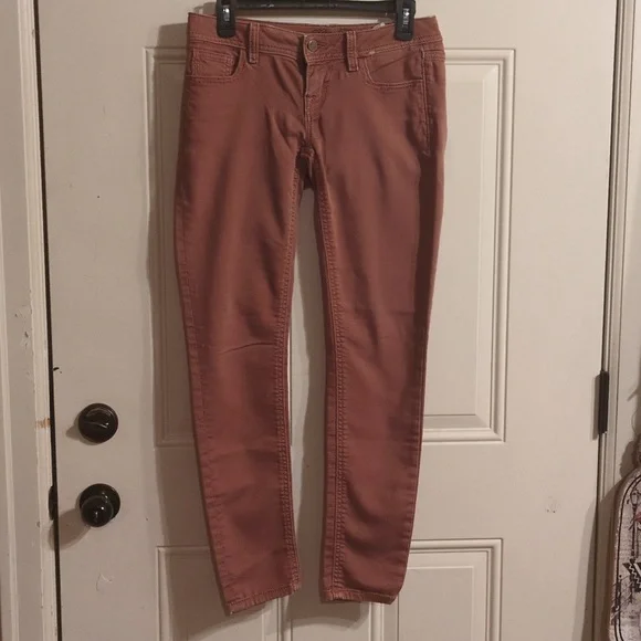 Miss Me Dusty Rose Signature Skinny Jeans - Low Rise Size 26 - Picture 1 of 15
